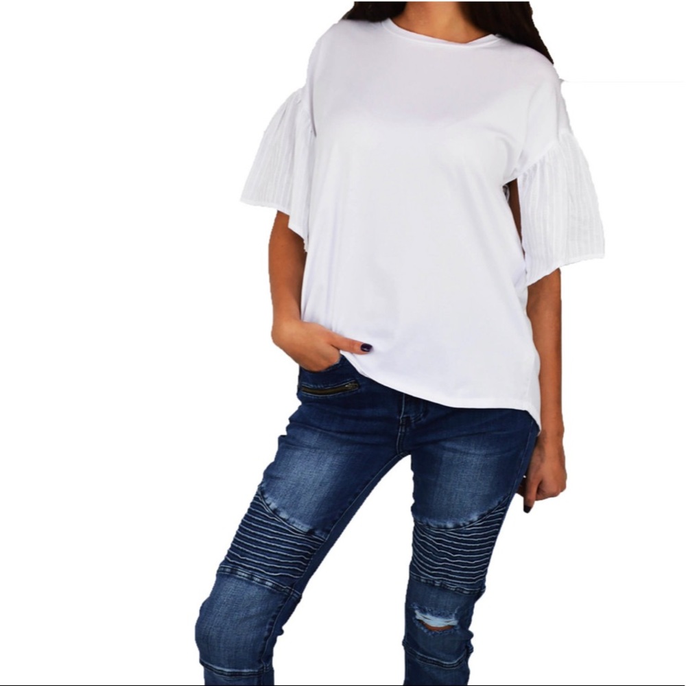 Flutter Sleeve Tee